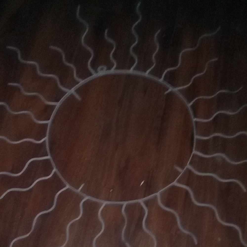 Metal Sun Wall Art Decor